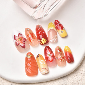 New Style Special Discount Price 3D Press on <strong>Nails</strong> with Glue for Women New Fashion Private Label - Product Image 6