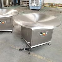 Table de collecte rotative en acier inoxydable 304/316 de haute qualité pour l'industrie de l'emballage alimentaire Remplissage automatique de cartons