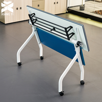 Table de bureau mobile, table pliable pour l'école, bureau, table de conférence, table de formation, table de réunion, mesa de juntas