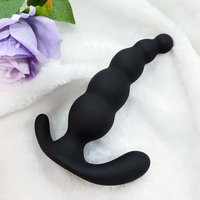 Vibrateur à billes anales en silicone, étanche et écologique, grande taille, pour femmes et hommes - Plugs de masturbation, marque OEM