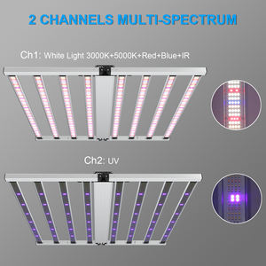 AGLEX 800W Planta de interior hidropónica LED Grow Light IP65 Blanco Emisión Cuerpo de aluminio Azul Rojo Bloom Aplicación - Product Image 3