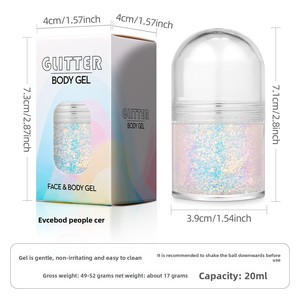 Gel pailleté best-seller en flacon – Enlumineur scintillant pour le visage, la clavicule et le cou – Vente en gros disponible – Guangzhou - Product Image 4