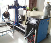 Machine de soudage automatique TIG pour brides de tuyaux BoHan 380V 50/60Hz, diamètre de tube 25-250mm, acier inoxydable/carbone, refroidissement à l'argon et à l'eau