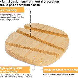 Wooden Pot Holder And <b>Tablet</b> <b>Stand</b> <b>For</b> Kitchen Countertop Storage Rack Natural Wood Color Boxwood Material Eco Friendly - Product Image 4