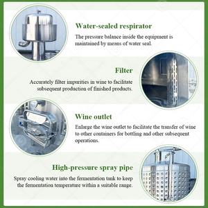 ถังหมัก2000L ทรงกรวยสำหรับหมักไวน์ - Product Image 4