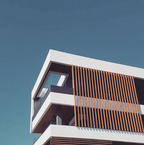 Batten en aluminium de grain de bois de revêtement en métal/tube carré pour le revêtement de mur extérieur - Product Image 2