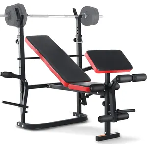 平衡多用途健身房有氧台阶可调健身长凳，适用于带腿支架的健身器材哑铃架仰卧起坐