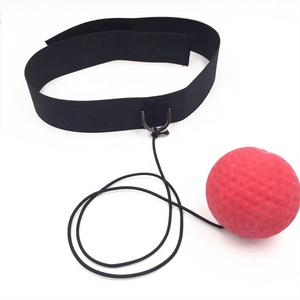 Equipo de entrenamiento de reacción y destreza mano-ojo: Banda de goma para la cabeza con pelota de boxeo giratoria para velocidad de reflejos - Product Image 4