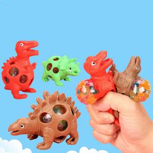 Jouet anti-stress Dinosaure en forme <span class=keywords><strong>de</strong></span> boule <span class=keywords><strong>de</strong></span> raisin, Dinosaure en peluche à presser, à remontée lente, Kawaii, Cadeau pour enfants - Product Image 2