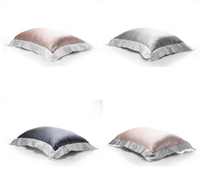 Taie d'oreiller en soie de mûrier 100% 19/22/25/30 Momme, style Oxford, pour les cheveux et la peau