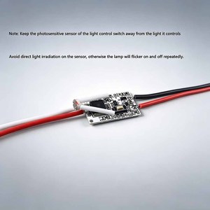 フォトセル感光スイッチの昼光対応 100Lux <span class=keywords><strong>DC</strong></span> 3.7-24V 5A 自動光センサー 屋外用 - Product Image 4