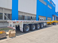 CIMC LINYU 20FT/40FT/45FT 2/3/4 essieux conteneur/Cargo plat/plate-forme/pont plat Semi remorque de camion