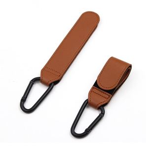 Ganchos de Cuero PU para Colgar Bolsos y Compras, Gancho para Bolsa de Bebé, Accesorios Portátiles para Cochecito - Product Image 4