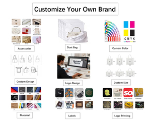 Custom Logo Women <b>Canvas</b> Fashion Tote <b>Bags</b> <b>Large</b> Capacity Shopping <b>Bag</b> with Zipper Closure - Product Image 3