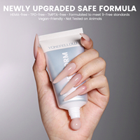 YOKEFELLOW Gel Poly Nail Pureform 50g PF12 Sans HEMA ni TPO Rose Nude Cannelle Gel d'Extension pour Usage Professionnel en Salon de Manucure