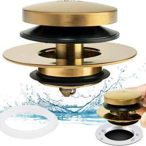 Universal Tip Toe Bath <b>Drain</b> Stopper and Cover Replaces Lift and Turn Tip-Toe and Trip Lever <b>Drains</b> for Tub - Product Image 5