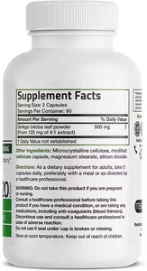Cápsulas de Folha de <span class=keywords><strong>Ginkgo</strong></span> <span class=keywords><strong>Biloba</strong></span> VitaHall Produtos de Saúde Extrato Suplementos a Granel <span class=keywords><strong>500mg</strong></span> 120 Cápsulas de <span class=keywords><strong>Ginkgo</strong></span> <span class=keywords><strong>Biloba</strong></span> - Product Image 3