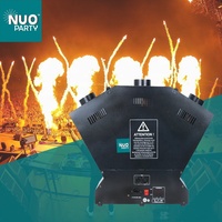Machine de projection de feu DMX avec 3 têtes de flamme, outil pour spectacle des effets de scène