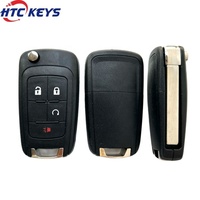 Coque de clé de voiture à 4 boutons de bonne qualité pour Chevrolet