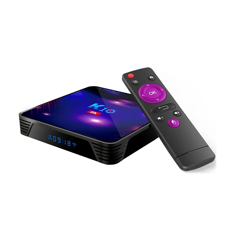 High Quality K10 Smart Android 9 Tv Box 4K Media Player 4Gb Dual Band Wifi Set Top Box Tv Digital