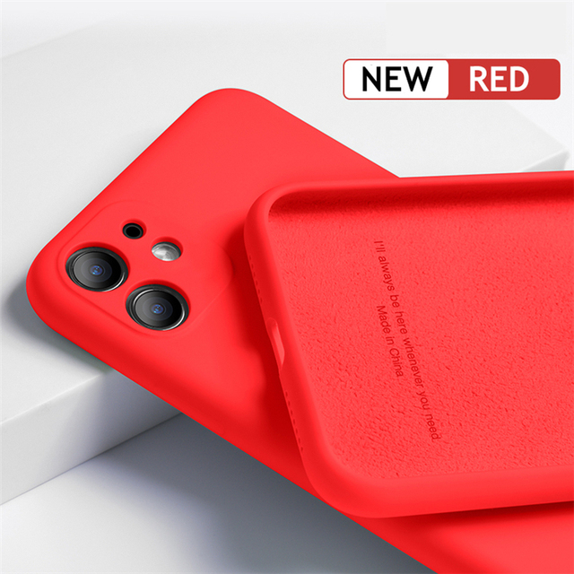 For iPhone 12 Pro SE 2020 Case Luxury Original Silicone Full Protection Soft Cover for iPhone X XR 11 XS Max 7 8 6 6s Phone Case