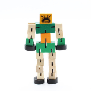 Niños transformación <span class=keywords><strong>Robot</strong></span> bloques de construcción juguetes de madera para niños coche figura modelo rompecabezas aprendizaje inteligencia juguete regalos - Product Image 4