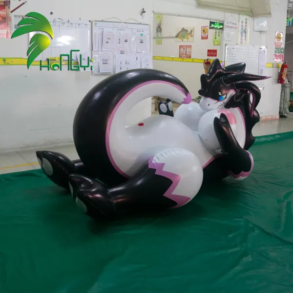 Hongyi 만화 풍선 반짝이 소재 풍선 섹스 SPH 타고 동물 배치 드래곤 풍선