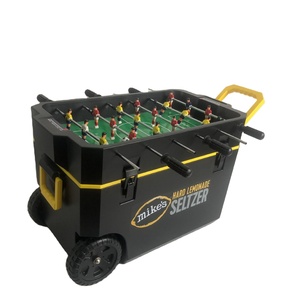 Refroidisseur en plastique HS seau à glace grande capacité 60L avec grandes roues pour refroidisseur de jeu de pique-nique avec logo promotion refroidisseur de nourriture - Product Image 3
