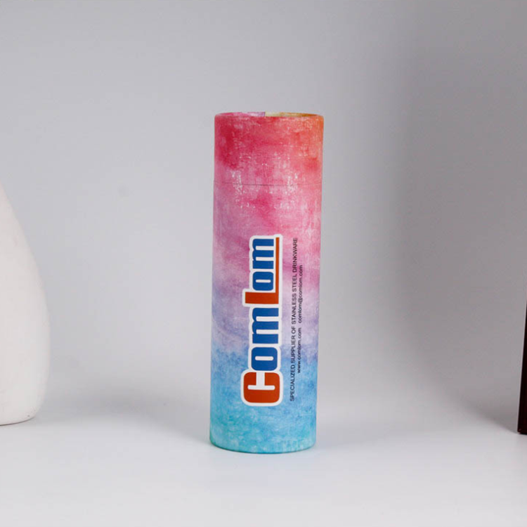 Hot Stamping Paper Canister Packaging , EVA Cardboard Cylinder Packaging