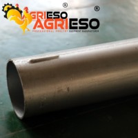 Ligne d'alimentation automatique pour volailles avec mangeoire à plateau et système de chaîne pour ferme avicole commerciale, solution clé en main