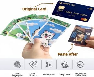 Calcomanías Protectoras para Tarjetas de Crédito de PVC Duraderas y Resistentes a los Arañazos, Fáciles de Alinear, para Tarjetas de Crédito, Bancarias y de Transporte - Product Image 4