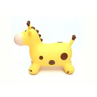 PVC-Material Spielzeug aufblasbare Hüpftier-Trichter giraffe für Kinder Aufsitz-Tiers pielzeug mit Pumpe