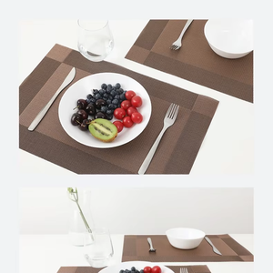 Set de table transfrontalier en <span class=keywords><strong>PVC</strong></span> Teslin écologique 30*<span class=keywords><strong>45</strong></span>, isolant, antidérapant, style nordique, personnalisable - Product Image 3