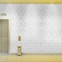 Diverses couleurs de papier peint décoratif intérieur et extérieur PVC panneau mural 3D pour décoration murale
