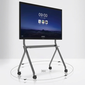Supporto TV Mobile con Ruote, Accessori <span class=keywords><strong>Audio</strong></span>-<span class=keywords><strong>Video</strong></span> per Casa, Mobili per Soggiorno, Mobile TV per Grandi Monitor - Product Image 4