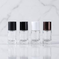 Flacon de parfum vide de 15 ml, flacon de parfum en verre transparent à sertir pour emballage de brume corporelle