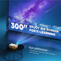 Mini projecteur de home cinéma Portable, appareil android Led HD pour smartphone, Wifi, Portable, lumens