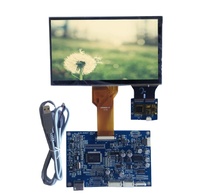Module LCD TFT 7 pouces 800x480 avec interface FPC 50 broches, écran tactile capacitif, rétroéclairage LED, luminosité 250 nits