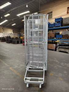 Carrello per trasporto industriale ripiegato a mano Roll-bar per carrelli pesanti - Product Image 2