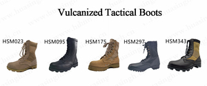 LXG, beste Qualität Voll narben leder Kampfs tiefel Beliebt in den <span class=keywords><strong>USA</strong></span> Sehr starke vulkan isierte Gummi-Außen sohle Taktische Stiefel HSM343 - Product Image 6