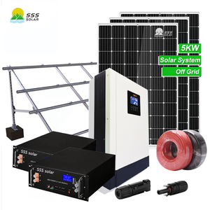 Sistema de Energía Solar Fuera de la Red SSS de 5000 Vatios, Batería de Litio en Gel de 5 KW, Sistema Solar Completo Fuera de la Red S-5000w-OFF - Product Image 3
