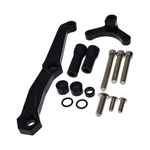 AOCHI Stabilisateur d'amortisseur directionnel avant <span class=keywords><strong>Z800</strong></span> Amortisseur de moto Amortisseur de direction en alliage d'aluminium Support de montage - Product Image 2