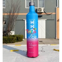 Bouteille géante gonflable personnalisée pour la promotion de la marque, bouteille de boisson gonflable pour la publicité, canette gonflable pour la promotion