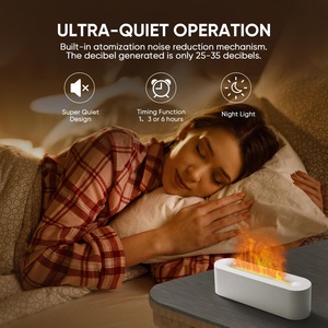 Difusor de Aroma Eléctrico Doméstico Popular, <span class=keywords><strong>Humidificador</strong></span> Ultrasónico USB con Simulación de Llama, Plástico, 1 Año de Garantía, Colorido, para <span class=keywords><strong>Aceites</strong></span> <span class=keywords><strong>Esenciales</strong></span> - Product Image 6