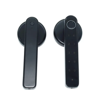 Serrure connectée Tu ya APP avec empreinte digitale et mot de passe, pêne dormant simple pour porte en bois, chambre, bureau, ou porte en verre