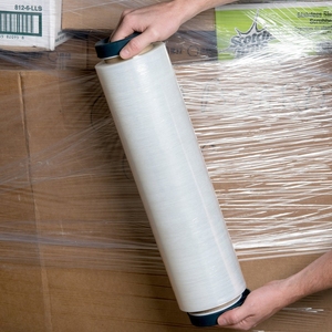 Customizable High Clear PE Stretch Pallet Wrap Adhesive <b>Plastic</b> Film for Easy Carton Packing Protective Stretch Film - Product Image 1