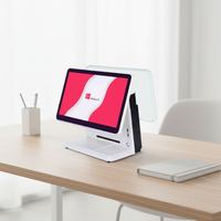 Caisse enregistreuse POS économique avec système d'exploitation Windows et Android, tiroir-caisse pour restaurants, modèle S01, garantie 1 an, processeur Intel