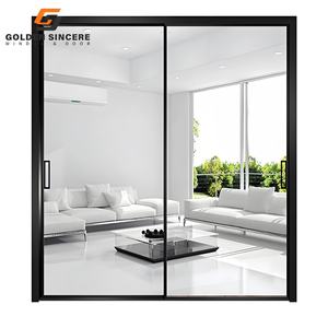 GS Porte coulissante en verre et aluminium à cadre ultra mince pour le salon - Product Image 2