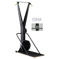 Ergómetro de Esquí con Resistencia de Aire Profesional y Personalizado para Influencers del Fitness, Fondos de Estudio y Trabajos de Video de Alta Calidad