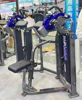 Machine de musculation robuste pour biceps ISO à charge par poulie, équipement de fitness professionnel pour salle de sport, fabrication OEM
